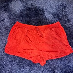 Rebecca Minkoff Two-Tone Red Athletic Shorts
